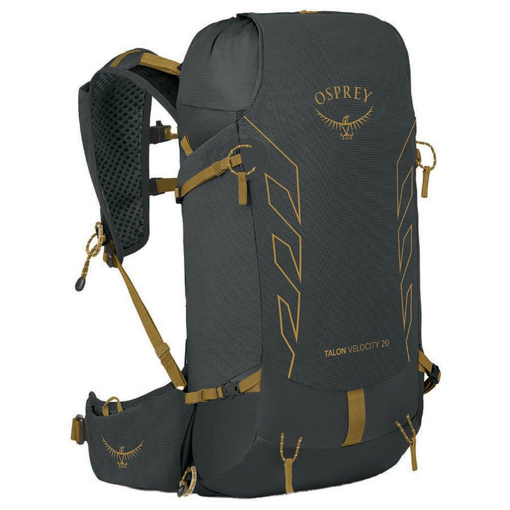 Osprey | Talon Velocity 20 | Men's | Dark Charcoal/Tumbleweed Yellow - WildBounds Osprey | Talon Velocity 20 | Men's | Dark Charcoal/Tumbleweed Yellow - WildBounds