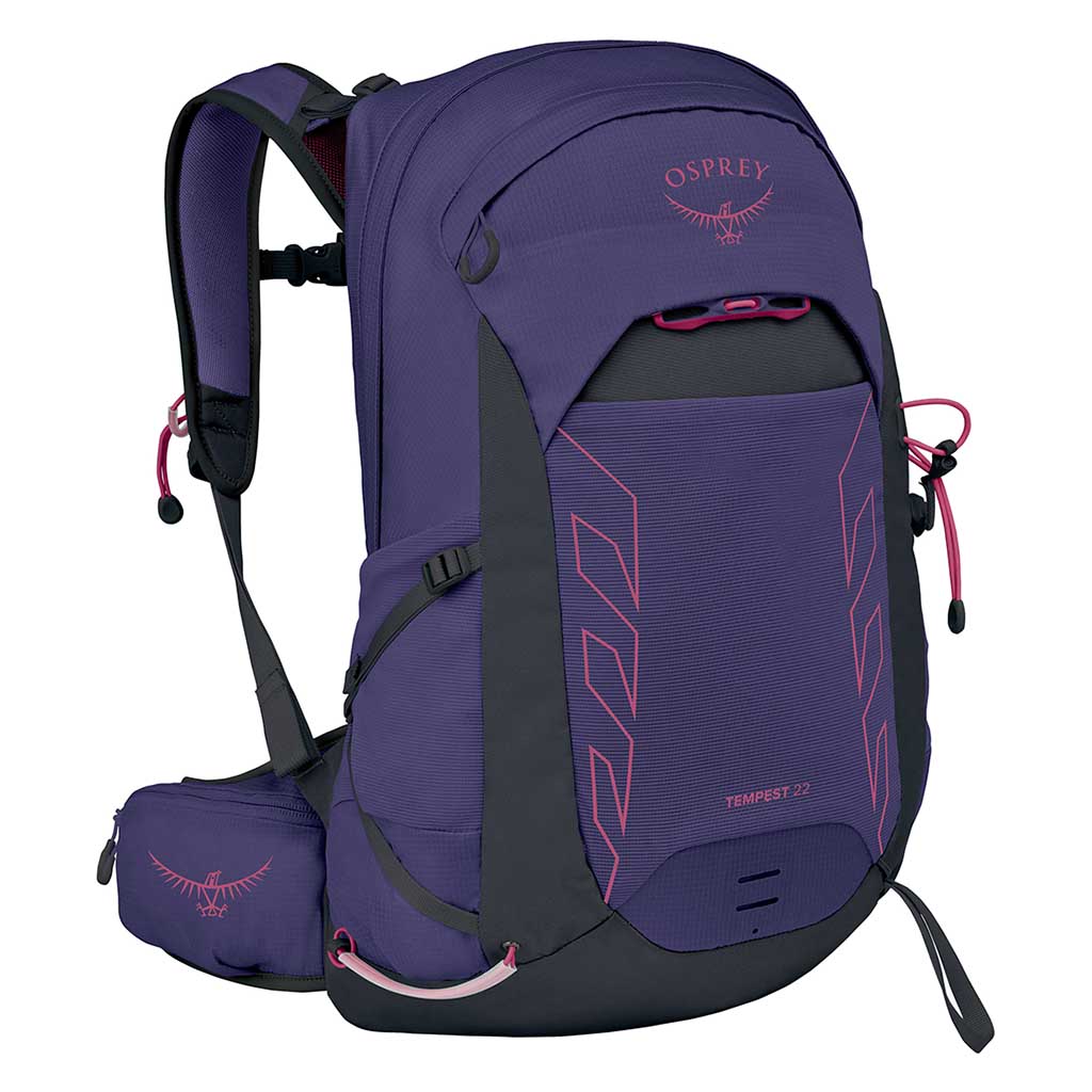 new osprey backpacks 2021 Osprey | Tempest 22 | Ultralight Pack | Deep Fig/Hotspot Pink