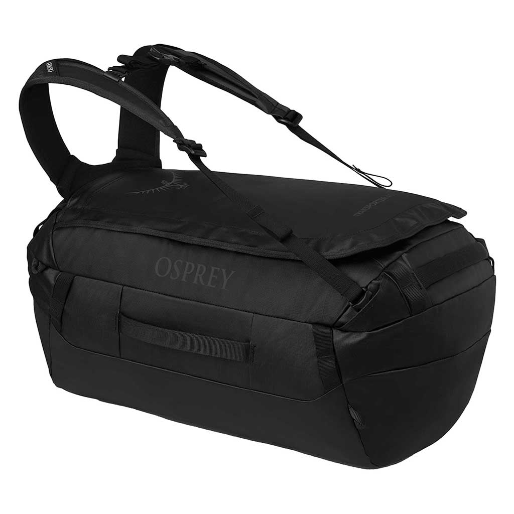 Osprey | Transporter 40 | Travel Duffel | Raven Black/Black Osprey | Transporter 40 | Travel Duffel | Raven Black/Black