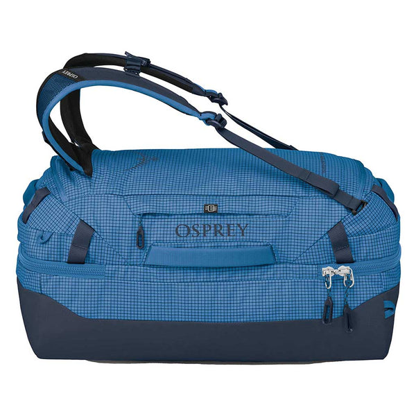 blue osprey goggle bag Osprey | Transporter Squffel 44 | Sports Bag | Blue Flame/Scoria Blue