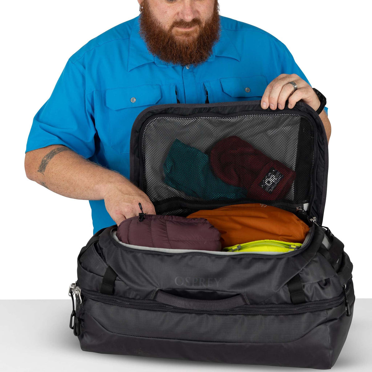 Transporter Squffel 44 Osprey 10007245 Duffle Bags One Size / Pine Leaf Green
