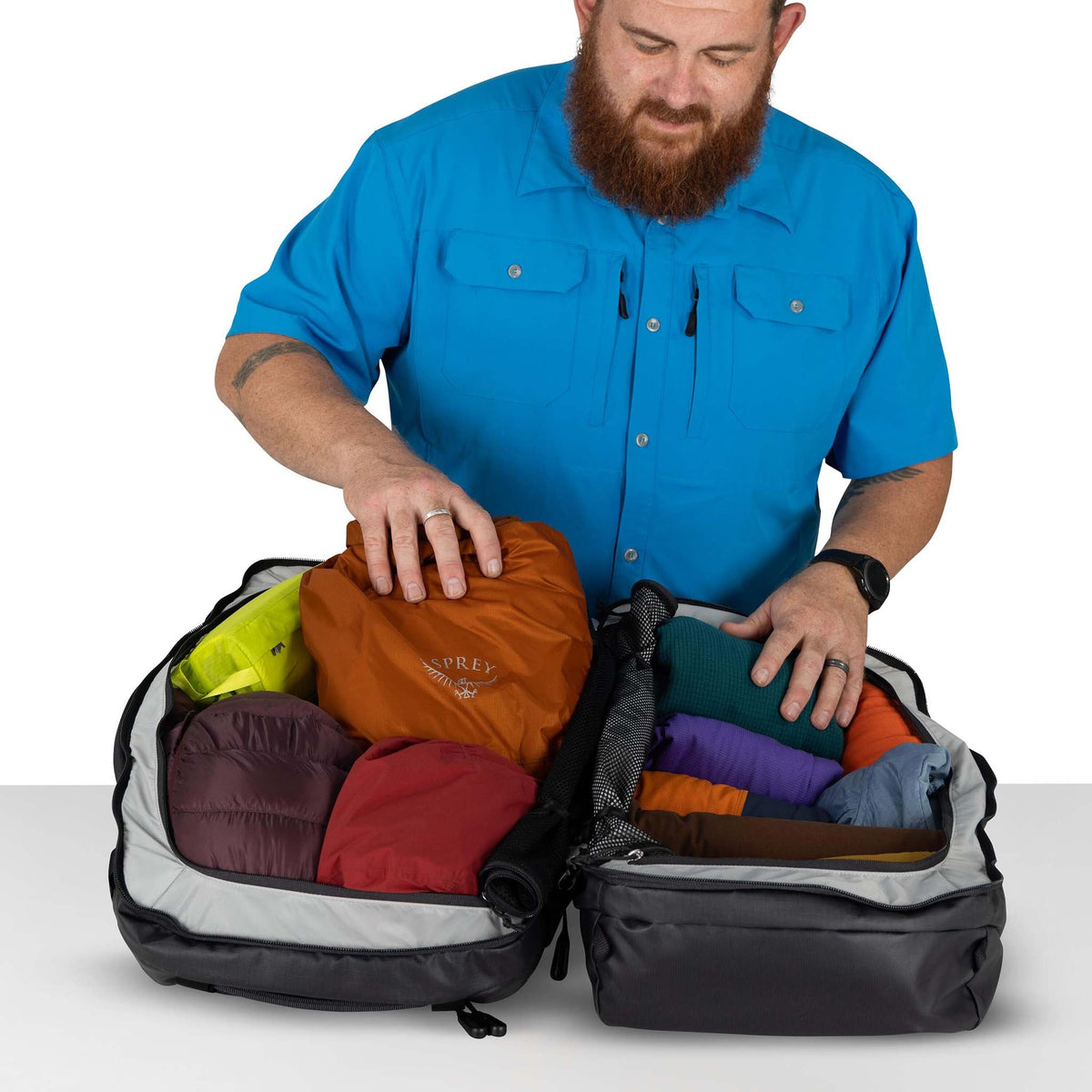 Transporter Squffel 70 Osprey 10007246 Duffle Bags One Size / Pine Leaf Green