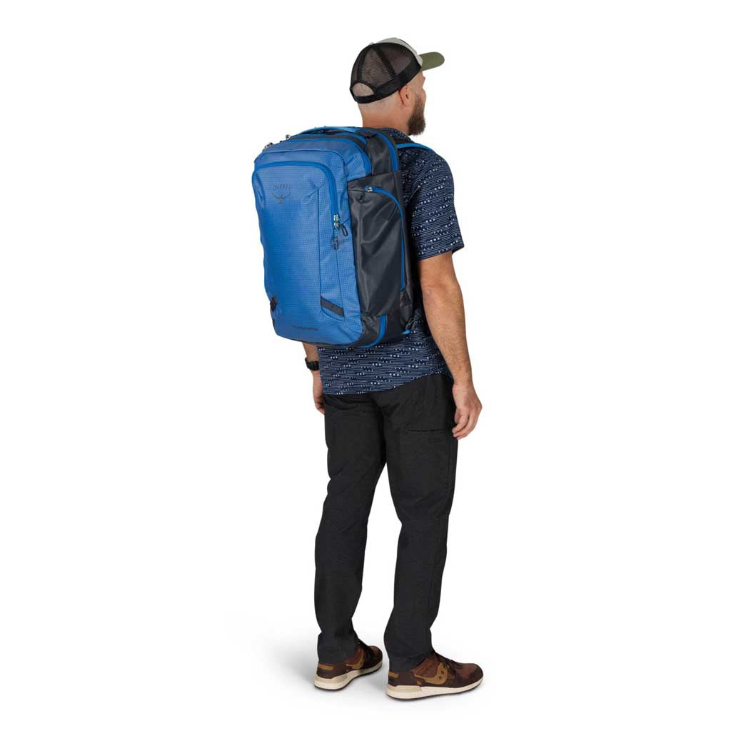 44l travel backpack Osprey | Transporter Travel Pack 44 | Large Travel Backpack | Blue Flame