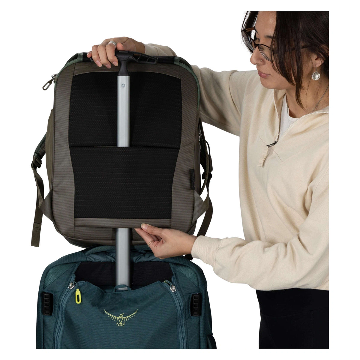 Transporter Travel Pack Osprey 10007723 Backpacks 26-32L / Pine Leaf Green