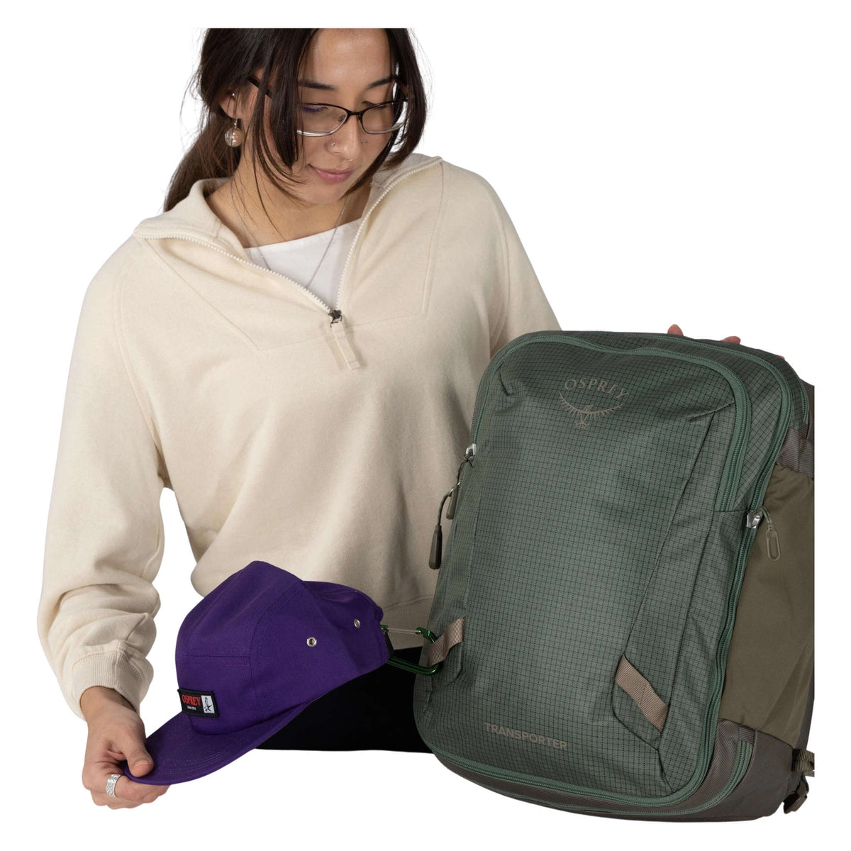 Transporter Travel Pack Osprey 10007723 Backpacks 26-32L / Pine Leaf Green
