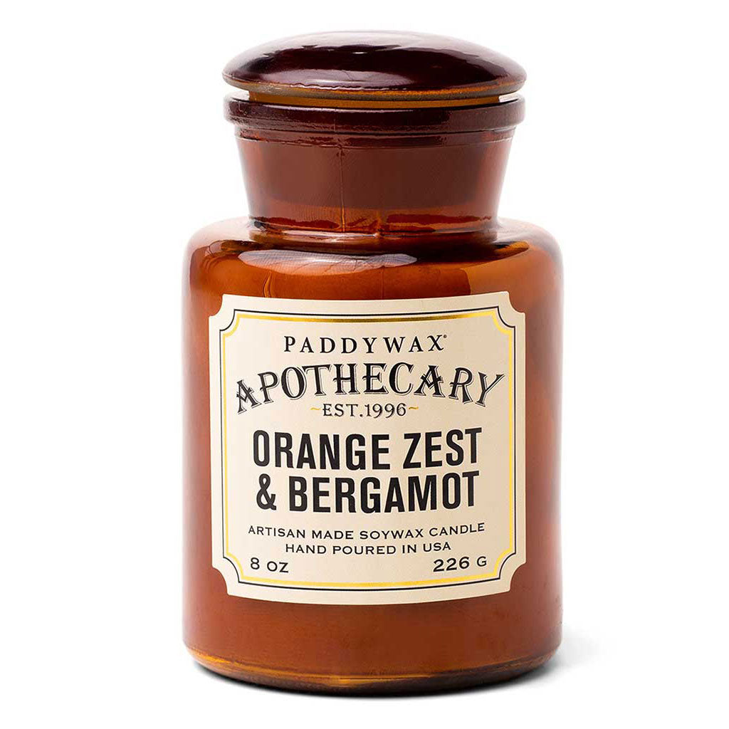 ORANGE ZEST AND BERGAMOT AMBER JAR CANDLE ORANGE ZEST AND BERGAMOT AMBER JAR CANDLE