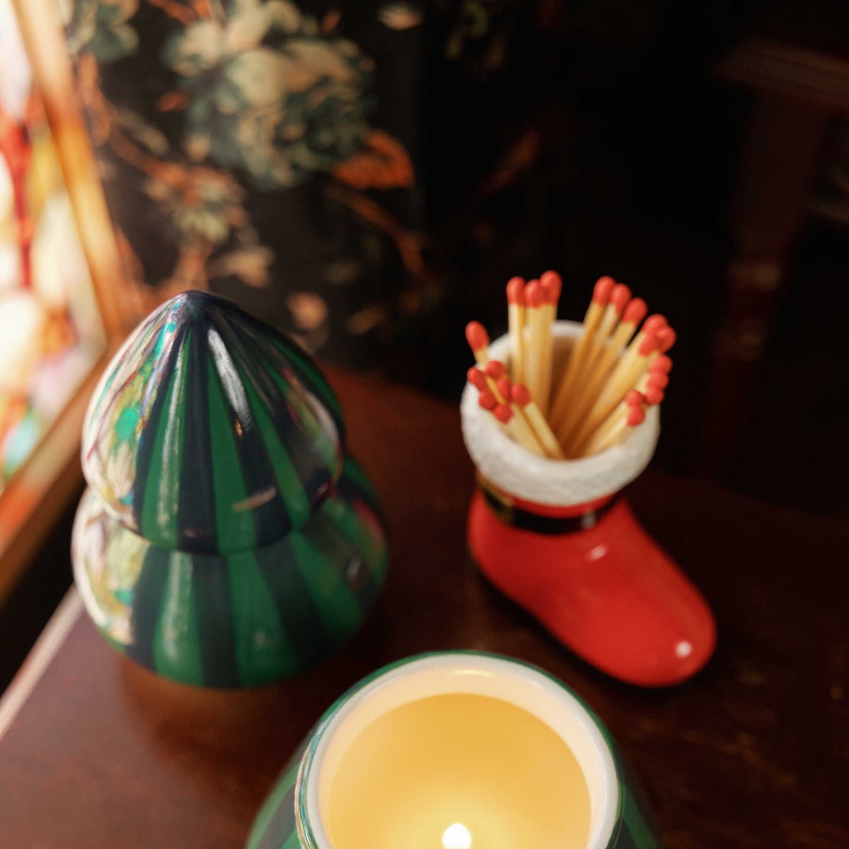Cabana Christmas Ceramic Tree Candle | Balsam Fir Paddywax CCT0902EU Candles 9 oz / Balsam Fir
