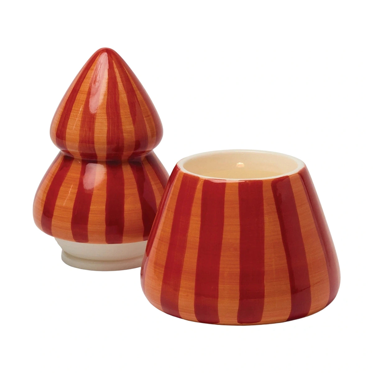 Cabana Christmas Ceramic Tree Candle | Spiced Apple Paddywax CCT0901EU Candles 9 oz / Spiced Apple