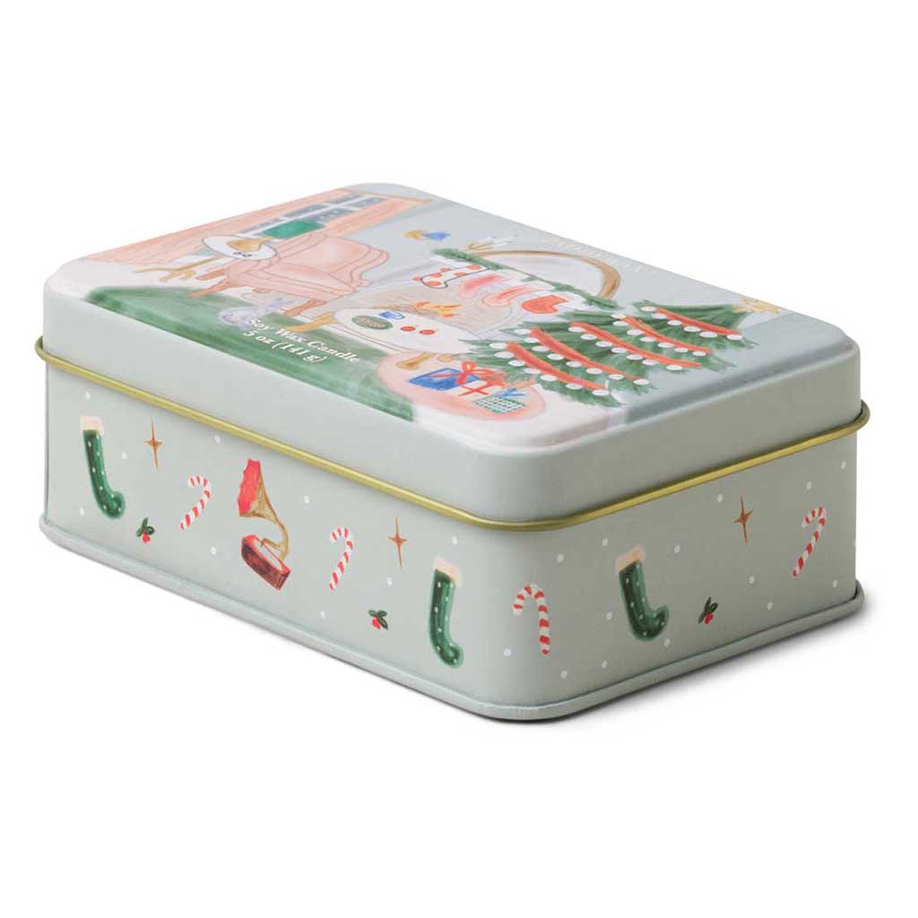 Christmas Tin | Persimmon & Chestnut Paddywax CT0501EU Candles 5oz / Livingroom