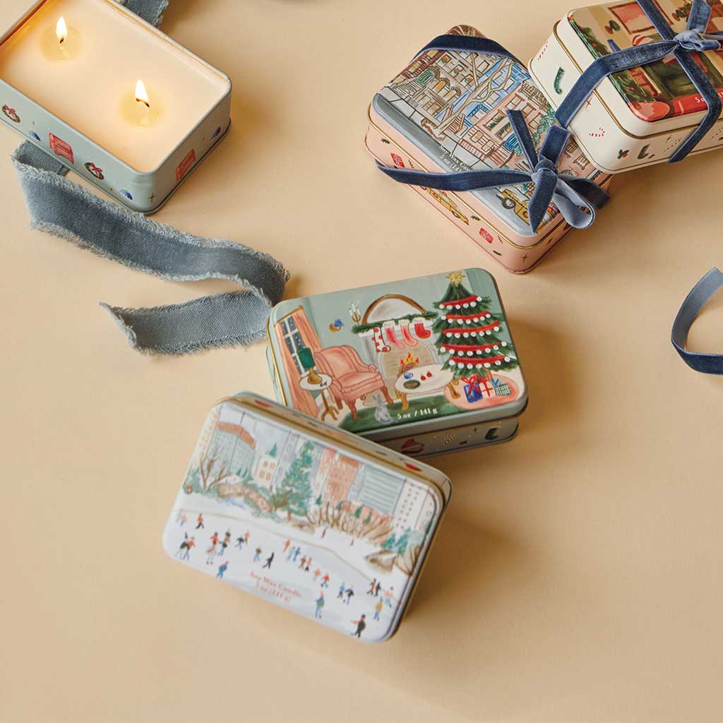 Christmas Tin | Winter Balsam Paddywax CT0503EU Candles 5oz / Neighborhood
