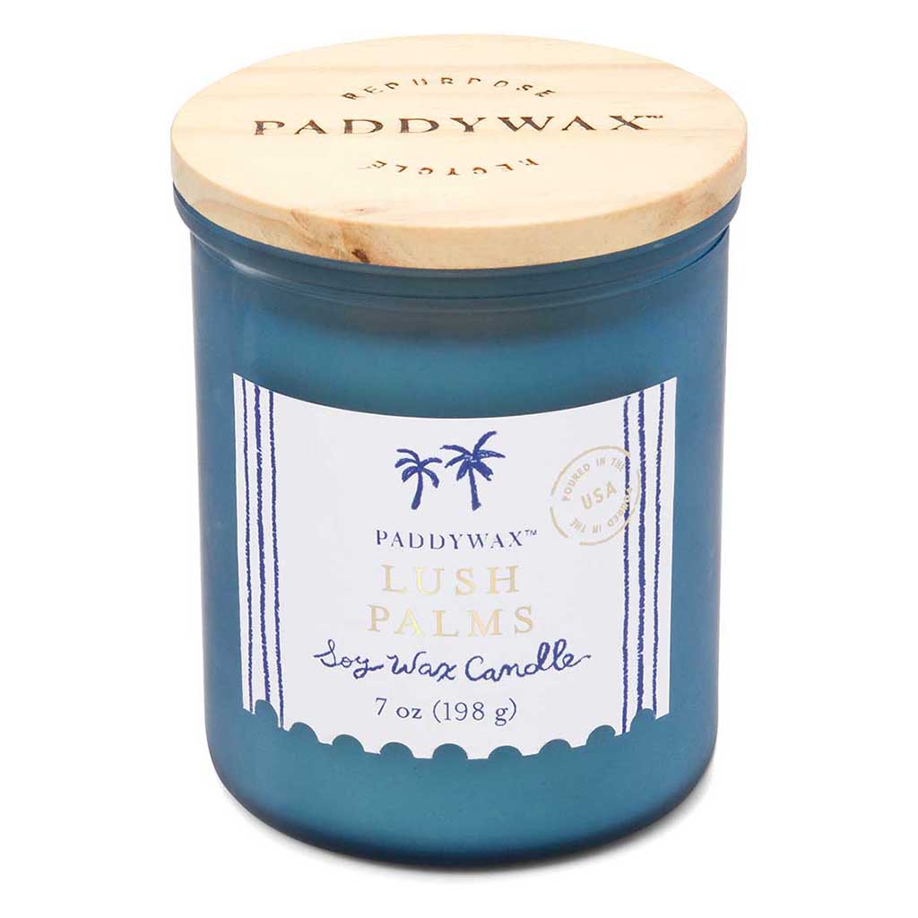 Coastal Glass Candle | Lush Palms