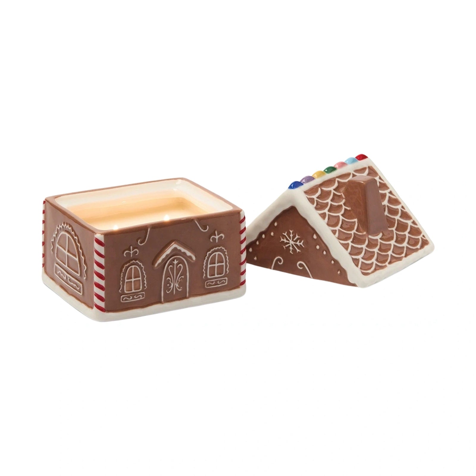 Gingerbread Ceramic House Candle Paddywax GIN0901EU Candles 9.5 oz / Gingerbread