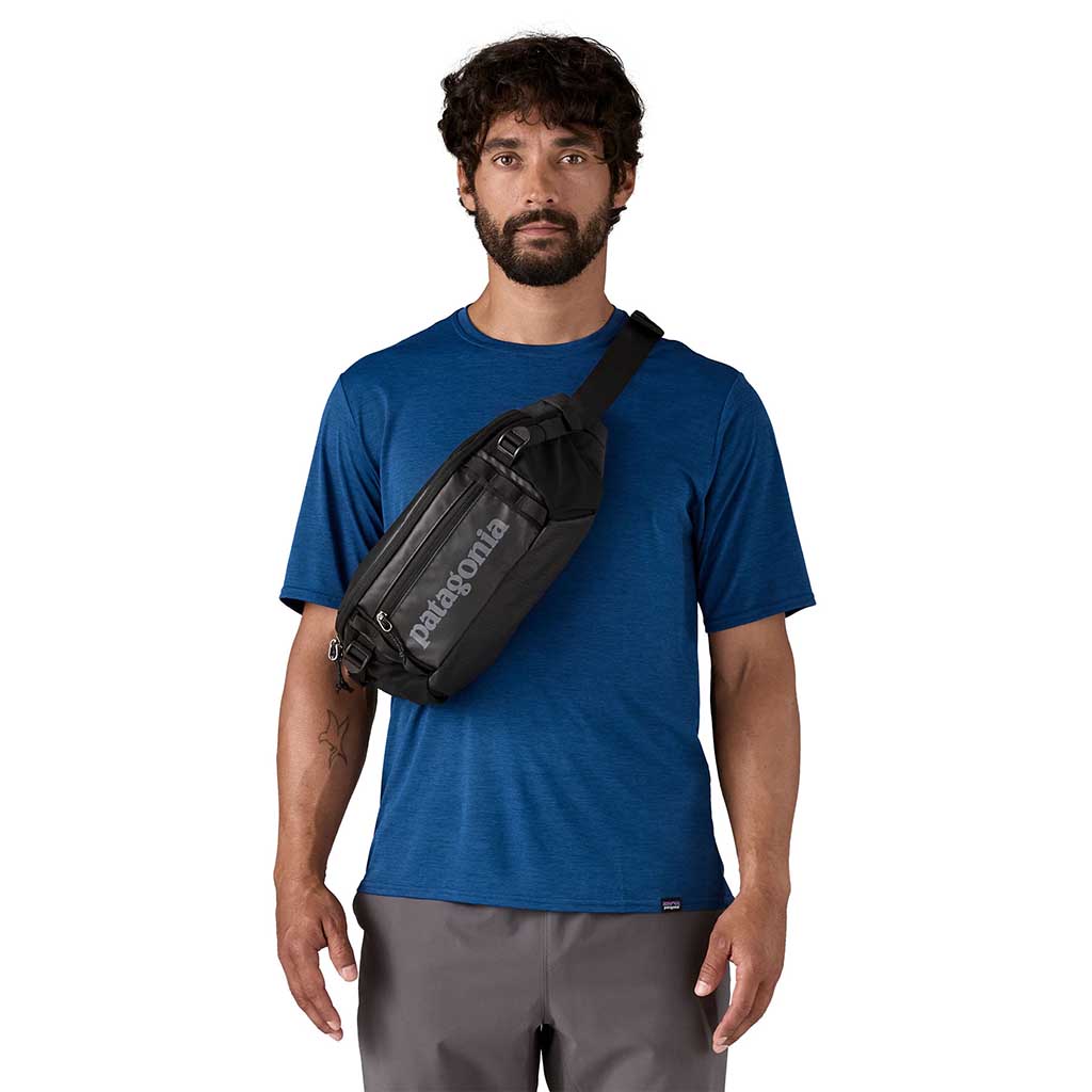 bum bags patagonia | Black Hole Waist Pack 5L | Bag | Black/Black Tackle Bag for Rugby updated-1774091497 while daisy chains let Reel Model:VI Shallow