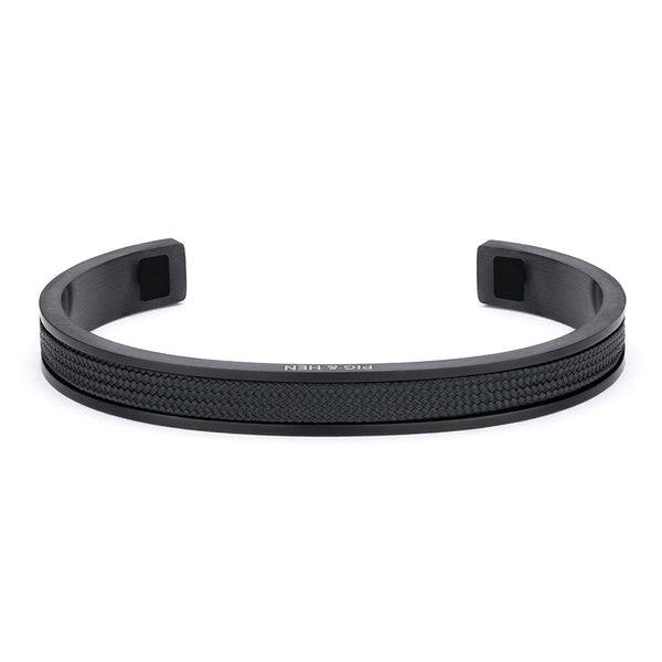 Black Titanium Steel Arch Bracelet