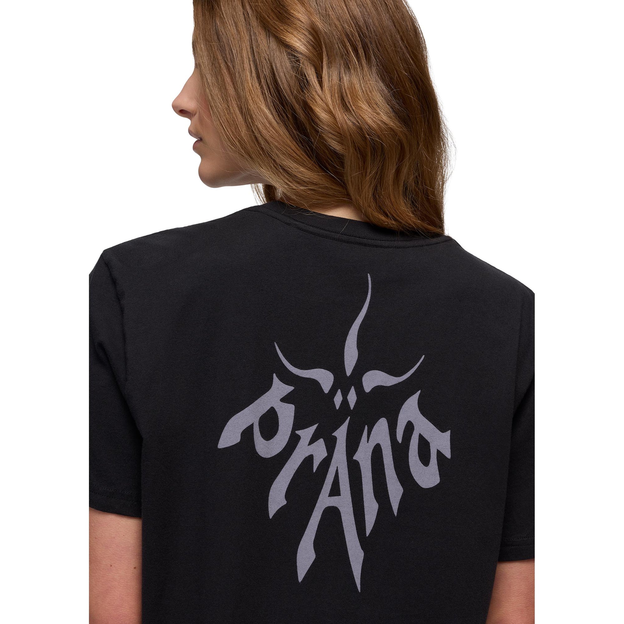 prAna | Heritage Logo SS Tee | Retro Logo T-Shirt | Black - WildBounds