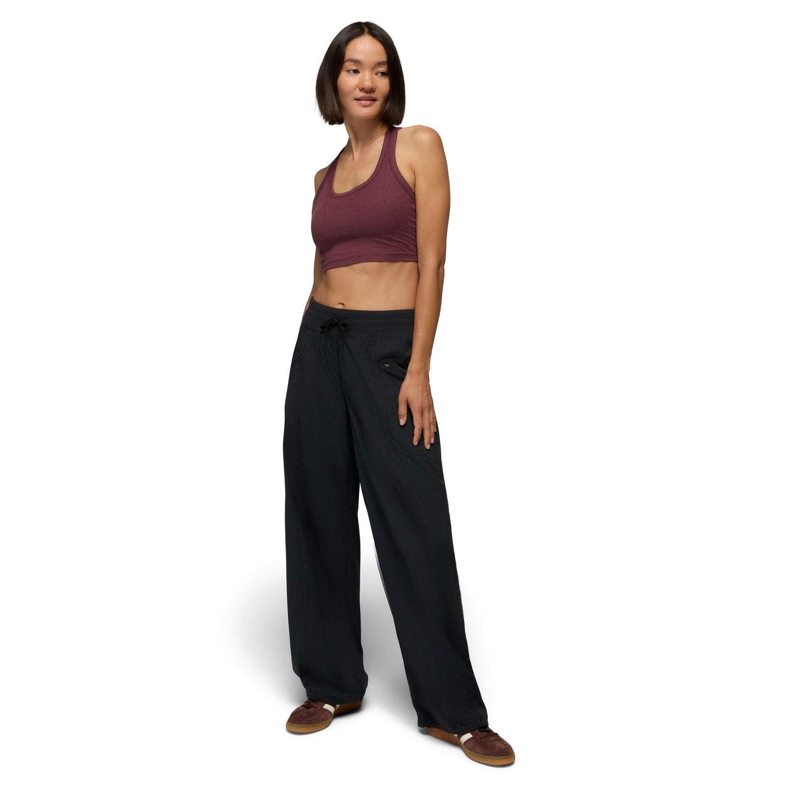 Koen Mid Rise Wide Leg Pant prAna Women's Trousers