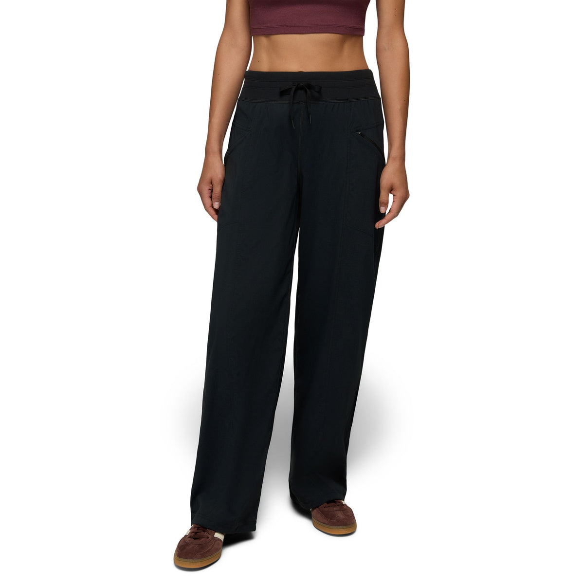 Koen Mid Rise Wide Leg Pant prAna Women's Trousers