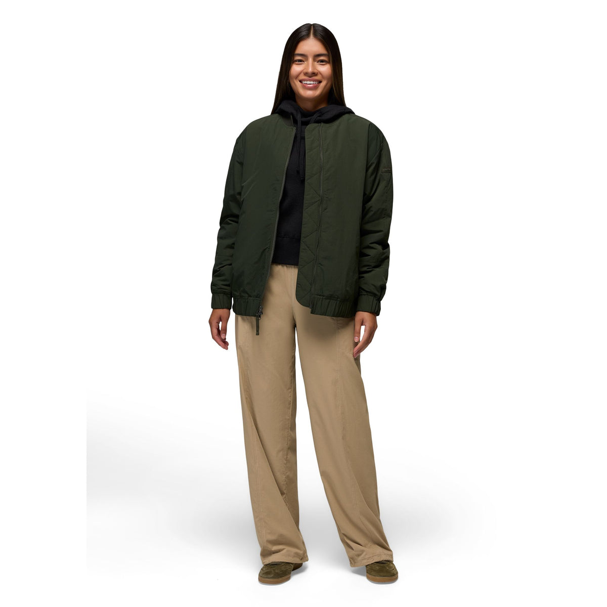 Koen Mid Rise Wide Leg Pant prAna Women's Trousers