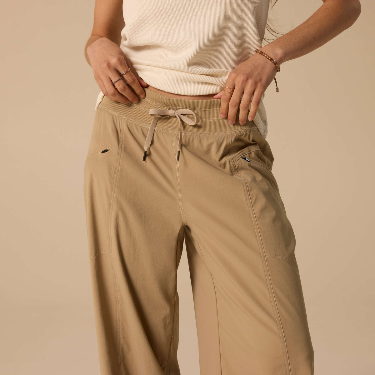 Koen Mid Rise Wide Leg Pant prAna Women's Trousers