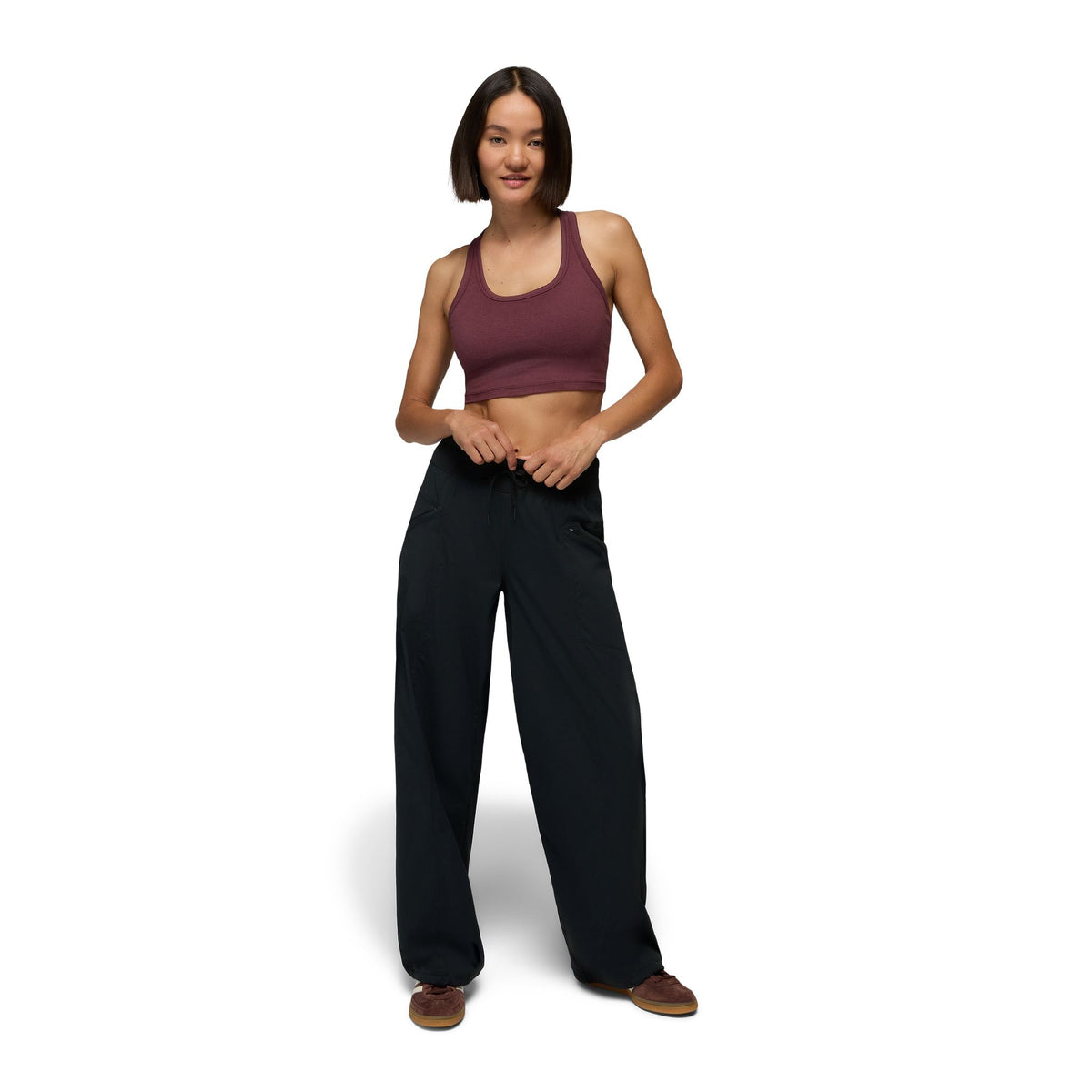 Koen Mid Rise Wide Leg Pant prAna Women's Trousers