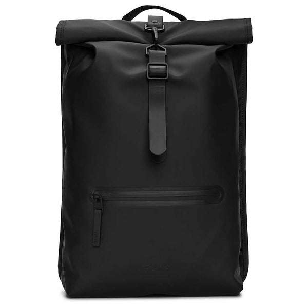 Rolltop Rucksack Rains 13320-01 Backpacks One Size / Black