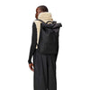 Rolltop Rucksack Rains 13320-01 Backpacks One Size / Black