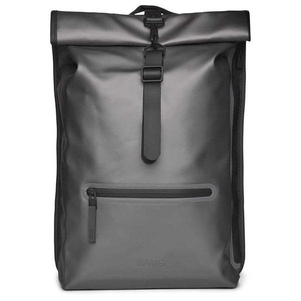 Rolltop Rucksack RAINS 13320-97 Backpacks One Size / Metallic
