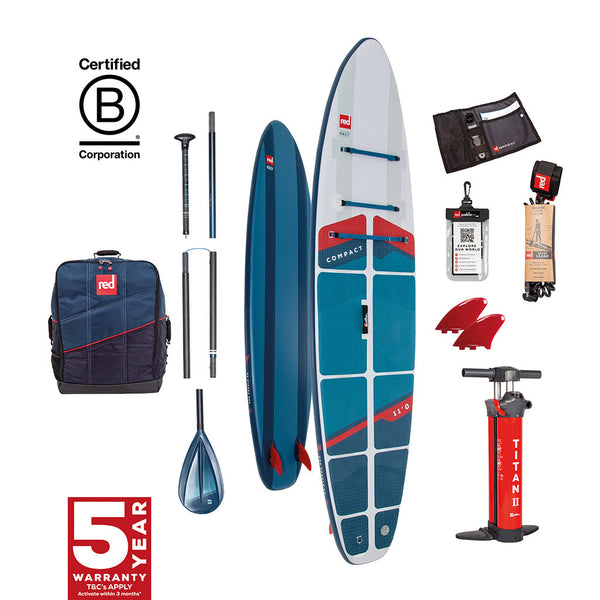 11.0 Compact Inflatable Paddle Board Package Red Paddle Co 001-001-002-0056 SUP Boards 11" / Multi