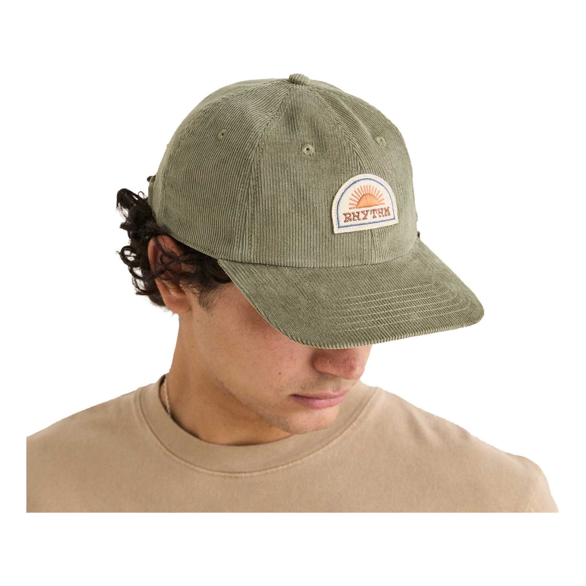 Awake Cord Cap | Men's Rhythm 0126MHW03-OLI-U Caps & Hats One Size / Olive