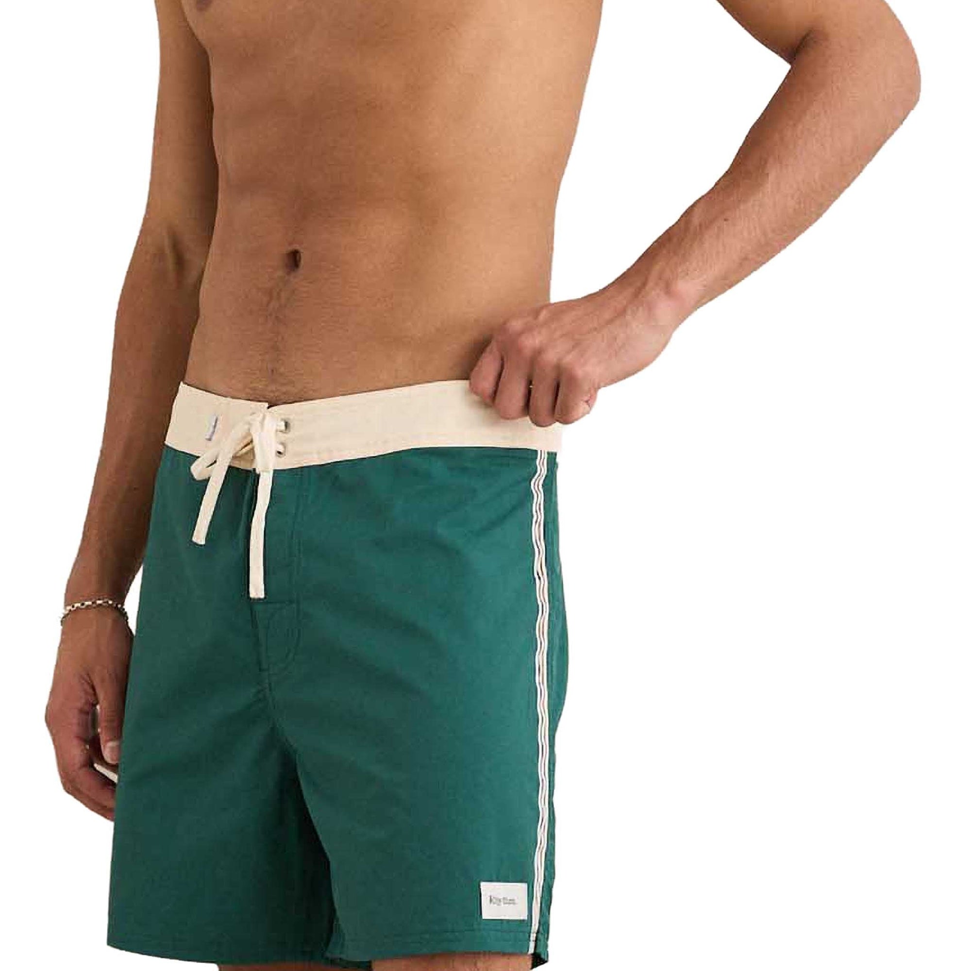 Rhythm | Heritage Trunks | Men's | Reinforced Board Shorts | Dark