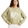 Sun And Palm Slouchy Fleece | Women's Rhythm Women's Jumpers