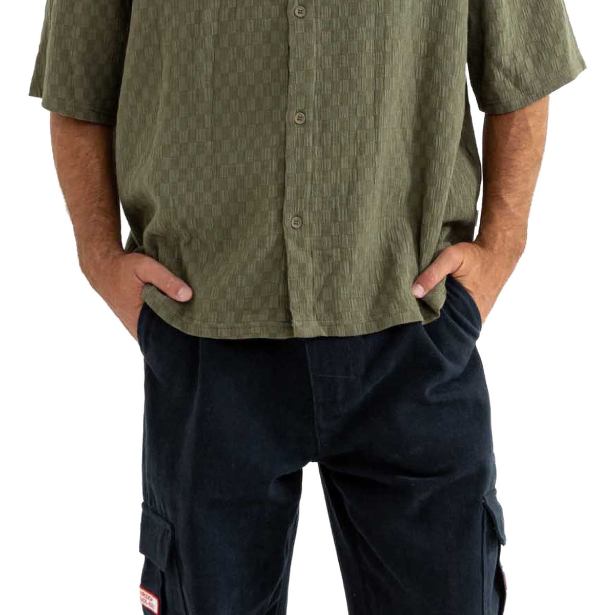 Wash Check Relaxed Shirt | Men's Rhythm Men's Shirts