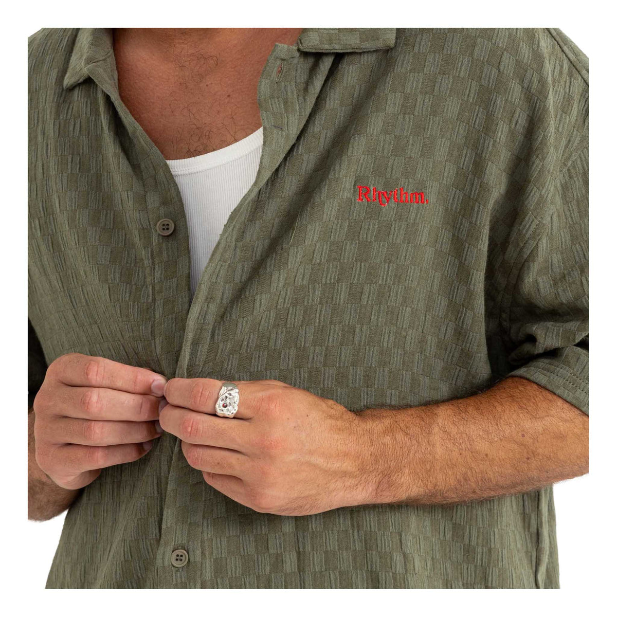 Wash Check Relaxed Shirt | Men's Rhythm Men's Shirts