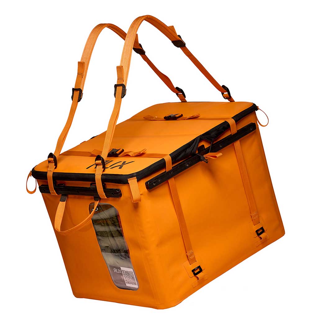 RUX 70L | Tri-Fold Lid RUX PK0124-70OR Camp Storage Boxes 70L / Orange