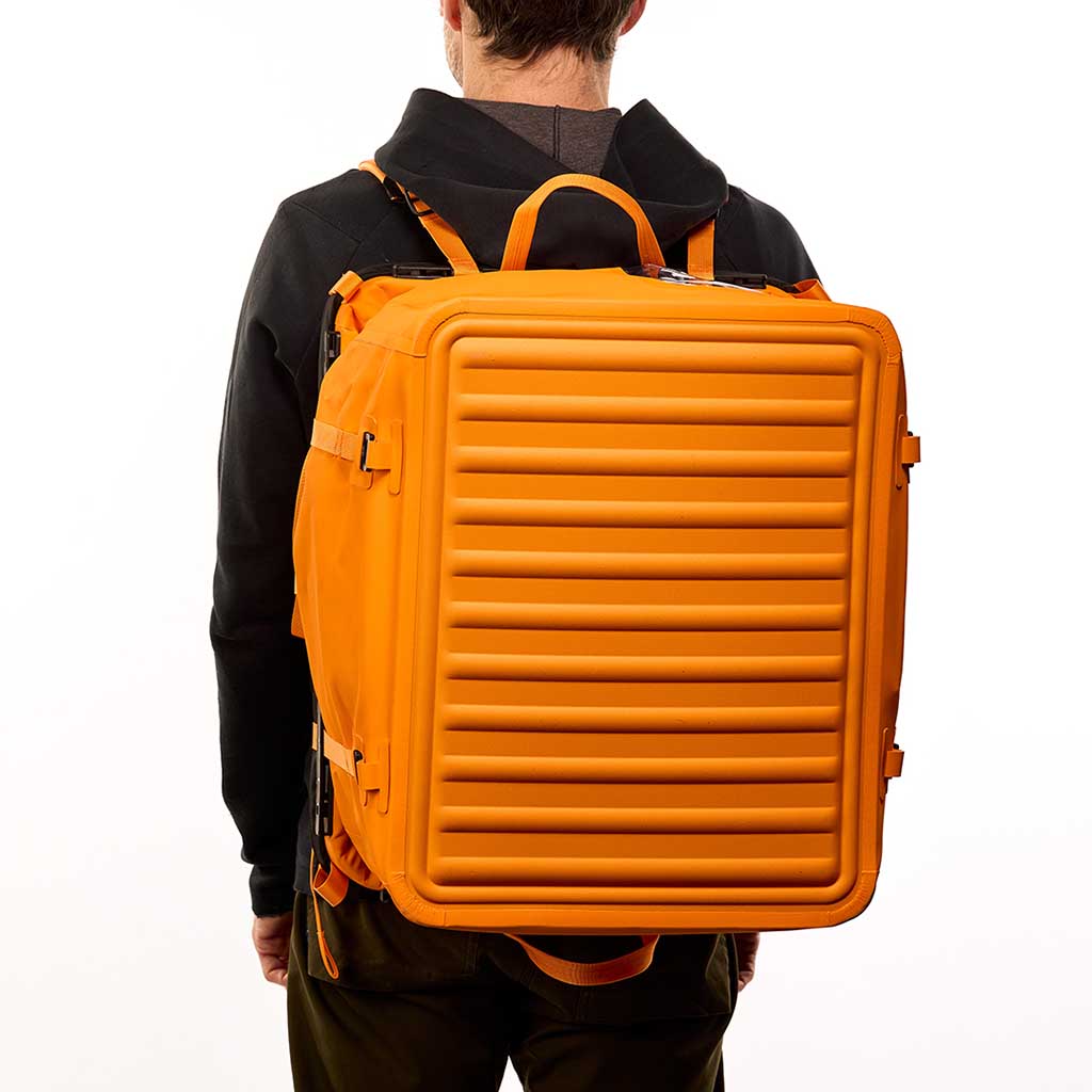RUX 70L | Tri-Fold Lid RUX PK0124-70OR Camp Storage Boxes 70L / Orange