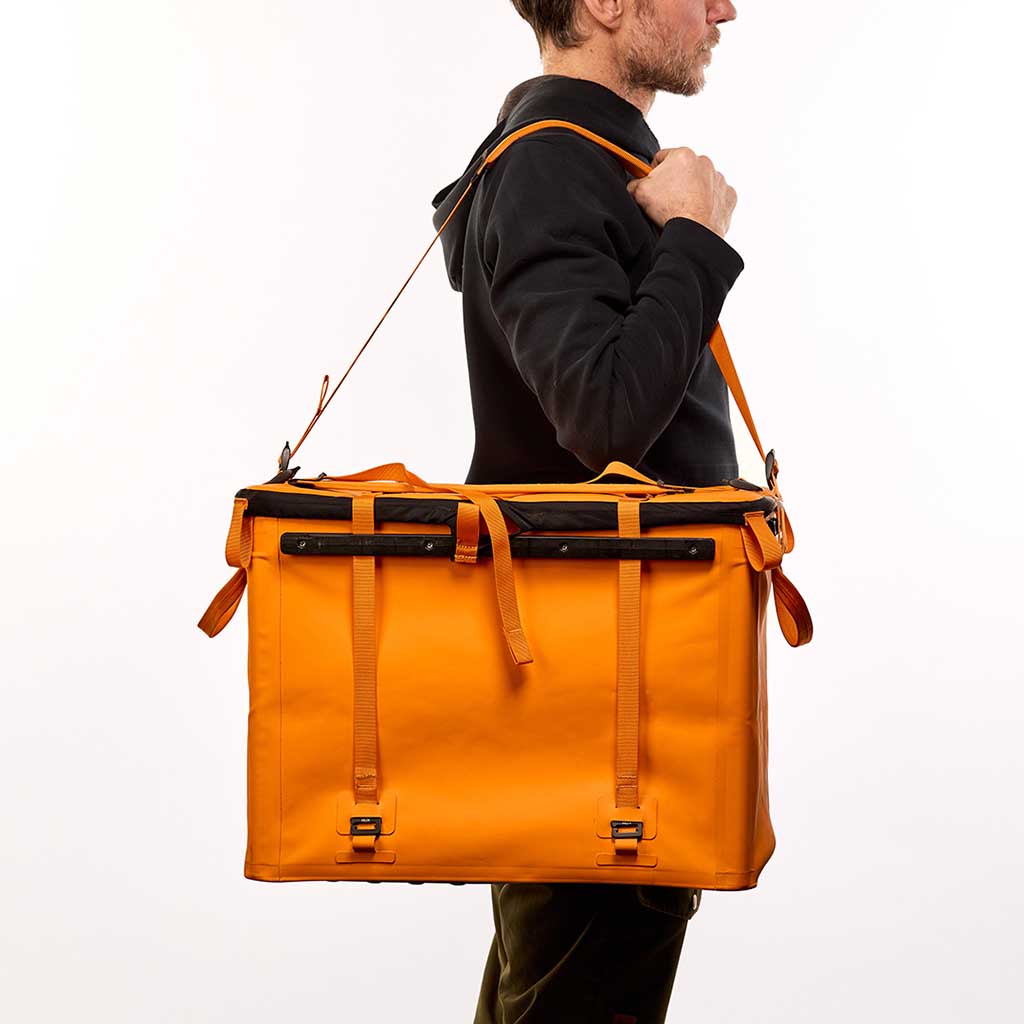 RUX 70L | Tri-Fold Lid RUX PK0124-70OR Camp Storage Boxes 70L / Orange