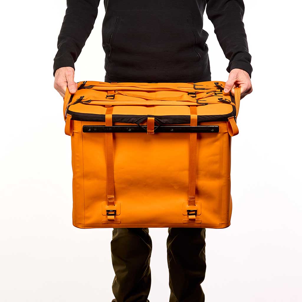 RUX 70L | Tri-Fold Lid RUX PK0124-70OR Camp Storage Boxes 70L / Orange