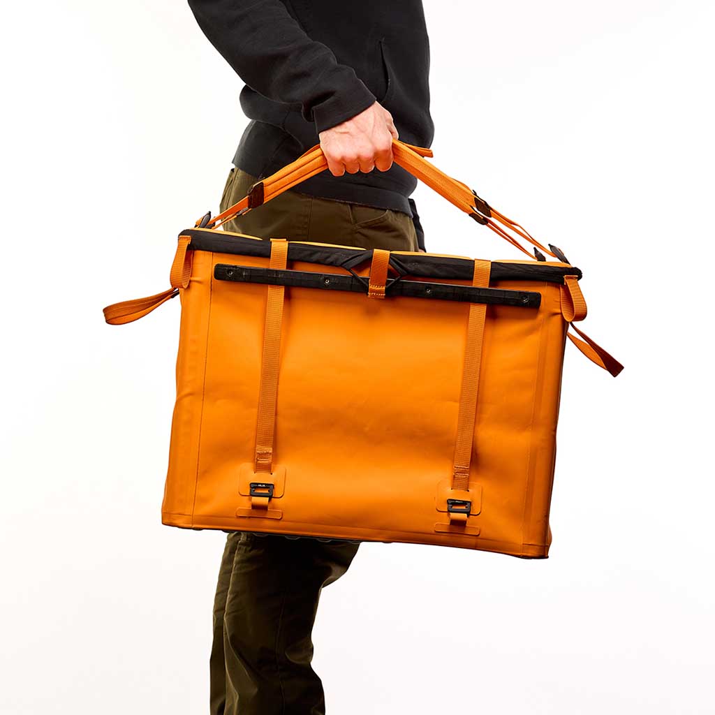 RUX 70L | Tri-Fold Lid RUX PK0124-70OR Camp Storage Boxes 70L / Orange