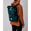 Bernt Sandqvist SQA1371 Backpacks 25L / Dark Green with Natural Leather