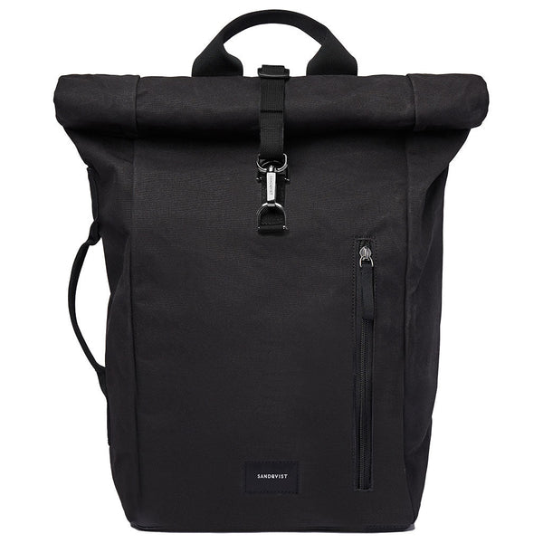 Dante Vegan Sandqvist SQA2397 Backpacks 16L / Black/Black Webbing