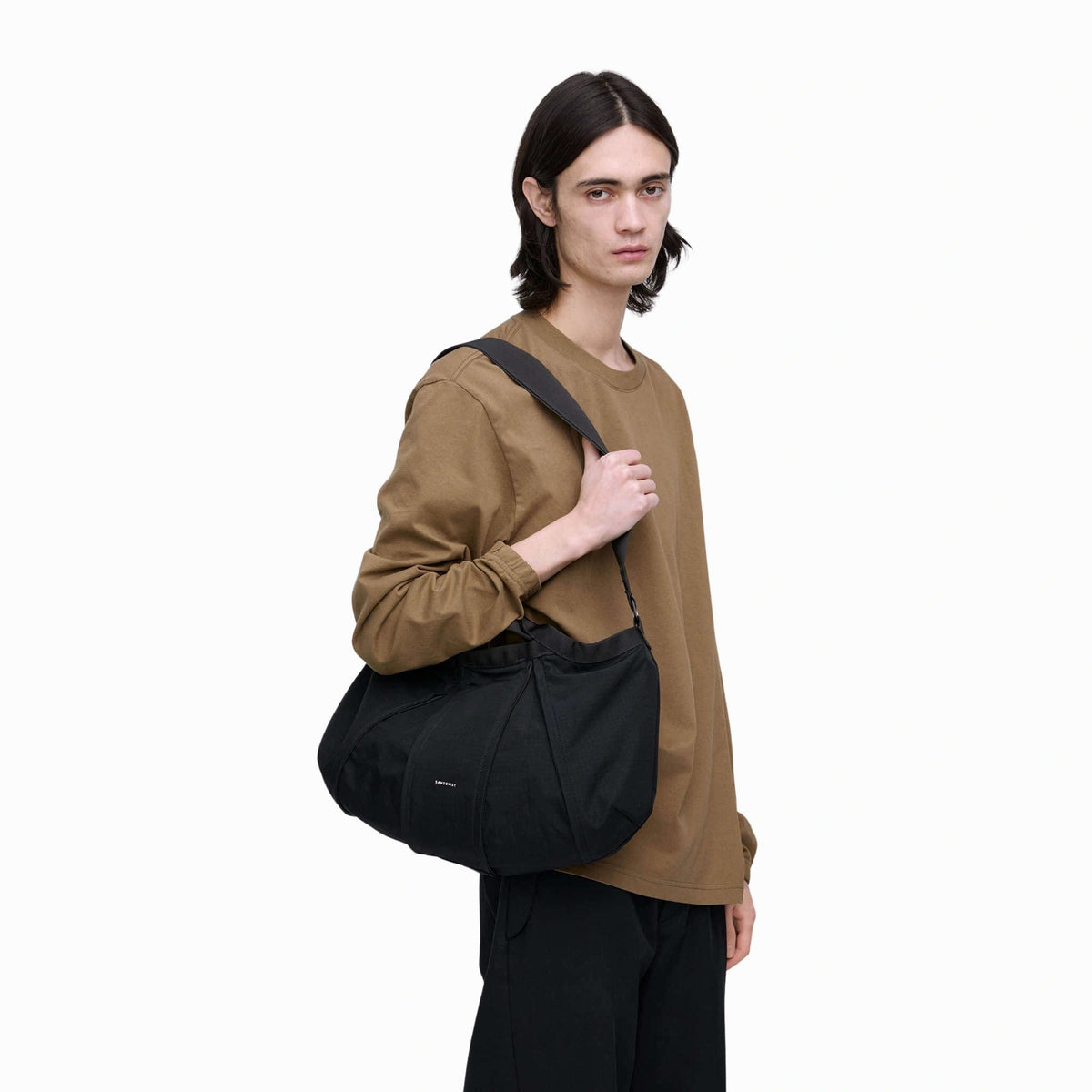 Grid Crossbody Bag Sandqvist 258103613 Crossbody Bags 29L / Olive