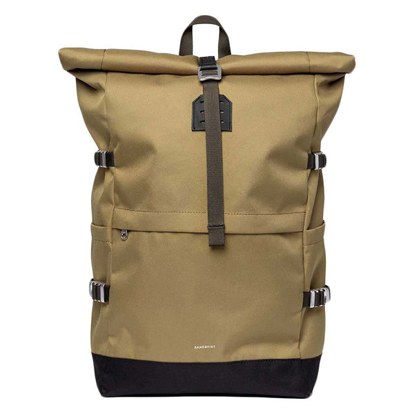 Icon Rolltop Backpack Sandqvist 251305608 Backpacks 26L / Olive Drab