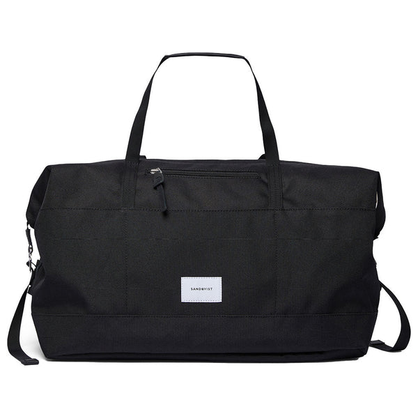 Milton Sandqvist SQA1380 Duffle Bags 30L / Black with Black Leather