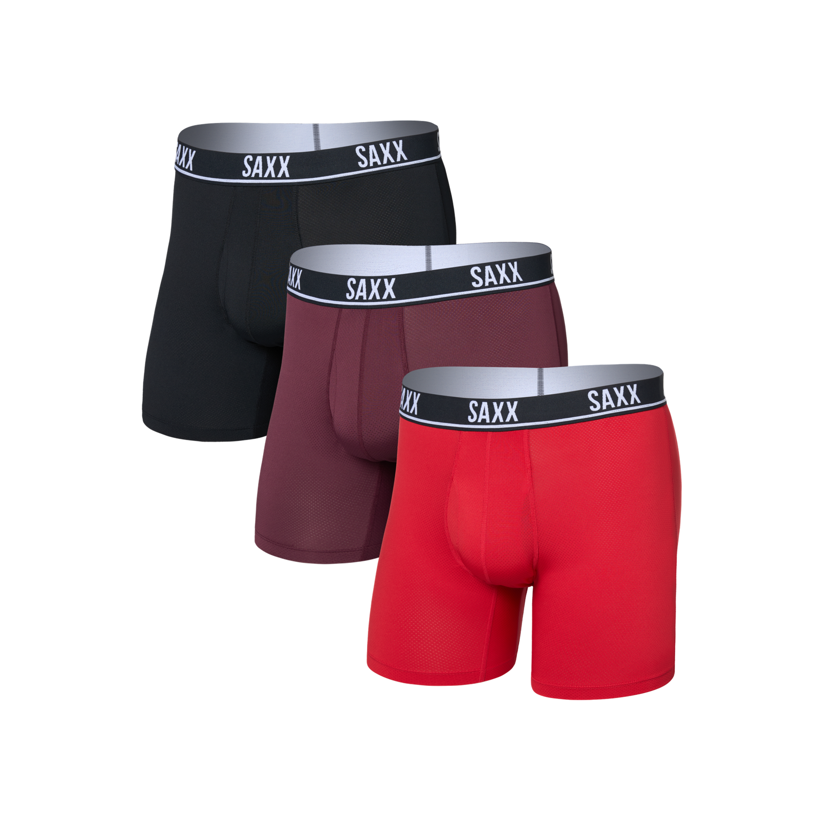 Essential Performance Mesh Boxer Brief Fly | 3 Pack