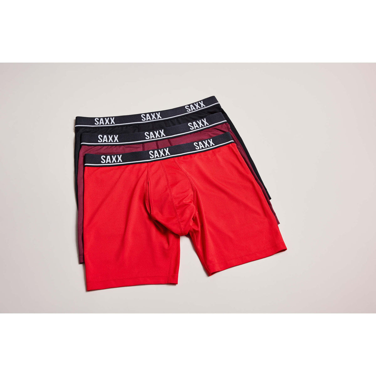 Essential Performance Mesh Boxer Brief Fly | 3 Pack SAXX Underwear Men's Underwear