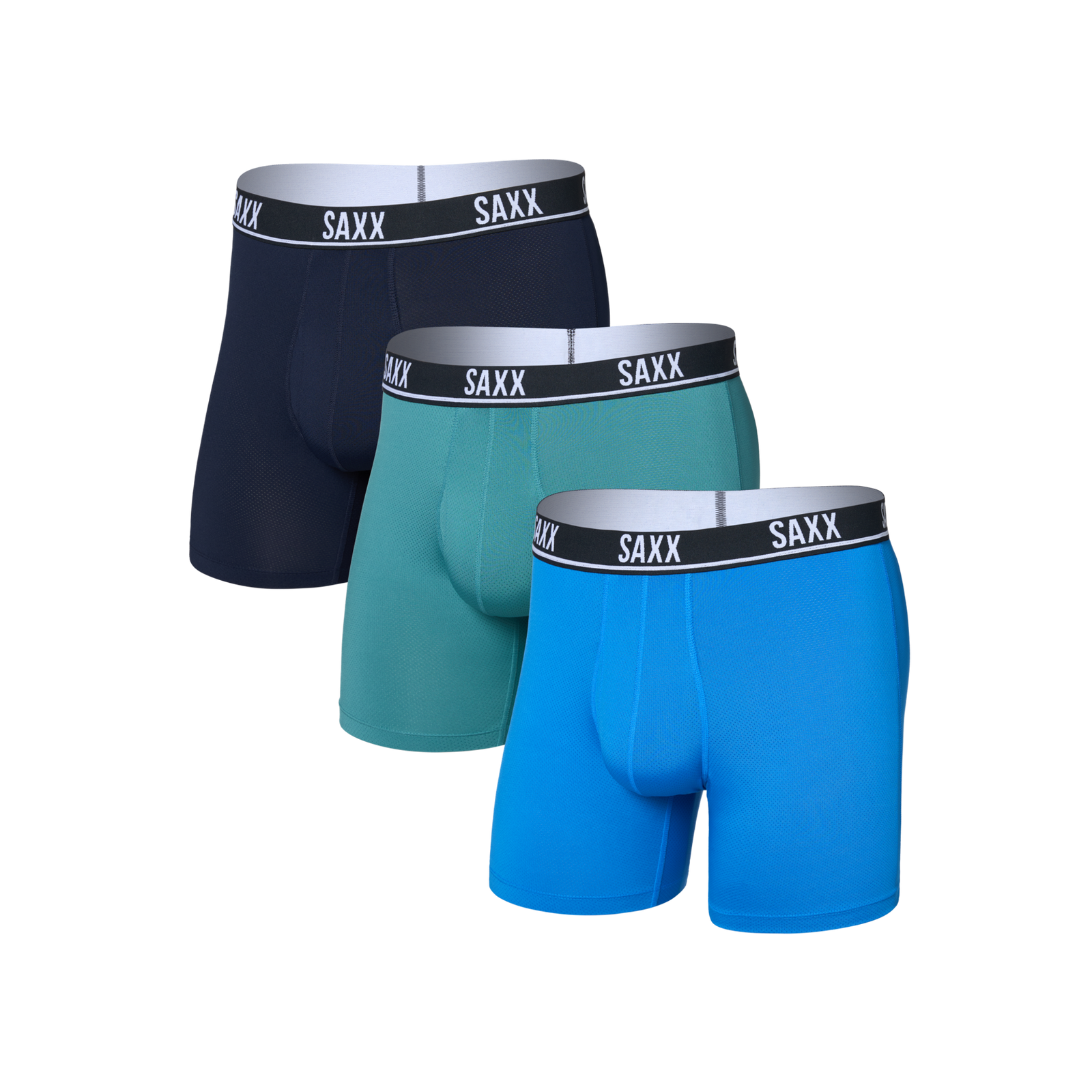 Essential Performance Mesh Boxer Brief Fly | 3 Pack
