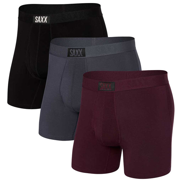 Ultra Super Soft Boxer Brief Fly 3 Pack SAXX Underwear Underwear