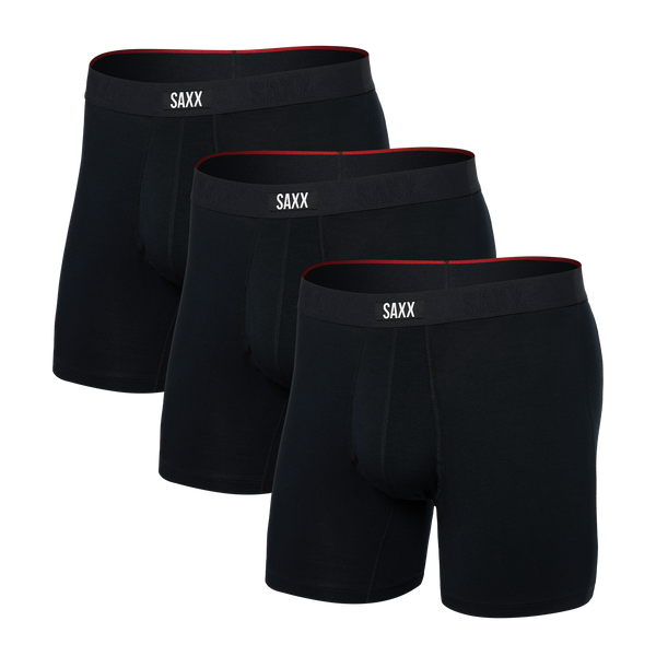 Vibe Xtra Boxer Brief Fly 3 Pack SAXX Underwear Men's Underwear