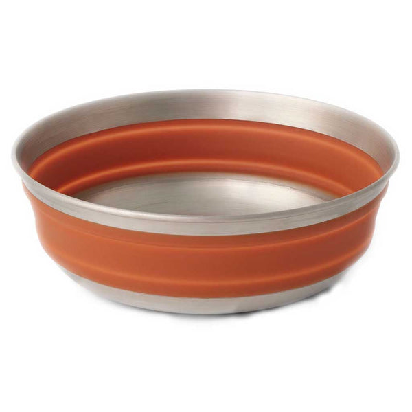 Detour Stainless Steel Collapsible Bowl Sea to Summit ACK039011-050303 Bowls Medium / Bombay Brown/Stainless