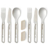 Detour Stainless Steel Cutlery Set Sea to Summit ACK036021-121802 Cutlery Sets 2 Person / Moonstruck/Stainless